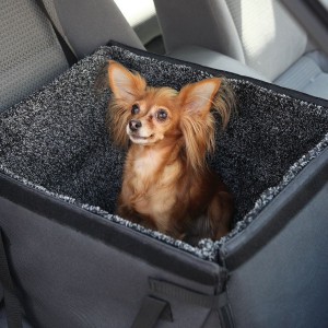 Корзинка на переднее сиденье для перевозки маленьких собак - Димон-Камон, одежда для собак