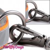 Спортивный ошейник  для собак, оранжевого цвета, светоотражающий кант,  ForMyDogs - Димон-Камон, одежда для собак