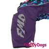 КОМБИНЕЗОН ФИОЛЕТОВЫЙ ДЛЯ СОБАК ДЕВОЧЕК - Димон-Камон, одежда для собак