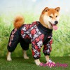 Дождевик в черно-красной расцветке для больших собак девочек, ForMyDogs - Димон-Камон, одежда для собак
