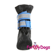 САПОГИ С УСИЛЕННЫМ НОСКОМ РП ЧЕРНО-СИНИЙ ДЛЯ СОБАК - Димон-Камон, одежда для собак