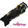 Черные соты, расцветка дождевика для такс мальчиков - Димон-Камон, одежда для собак