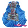 Пальто на синтепоне, синего цвета, для собак маленьких пород - Димон-Камон, одежда для собак