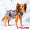 Пальто на синтепоне, синего цвета, для собак маленьких пород - Димон-Камон, одежда для собак