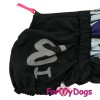 Практичный дождевик для Вельш Корги девочки, черно-серого цвета - Димон-Камон, одежда для собак