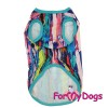 Разноцветная майка для собак больших пород - Димон-Камон, одежда для собак
