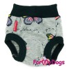 Серые трусики с бабочкой для маленьких собак девочек - Димон-Камон, одежда для собак