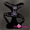 Шлейка черно-серого цвета для небольших собак - Димон-Камон, одежда для собак