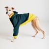 Толстовка для собак темно-зеленая с желтым TANKER BASE BOTTLE GREEN - Димон-Камон, одежда для собак