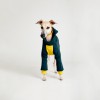 Толстовка для собак темно-зеленая с желтым TANKER BASE BOTTLE GREEN - Димон-Камон, одежда для собак