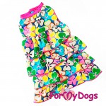 Цветастое платье для маленьких собак - Димон-Камон, одежда для собак
