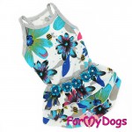 Платье с цветами, для маленьких собак - Димон-Камон, одежда для собак