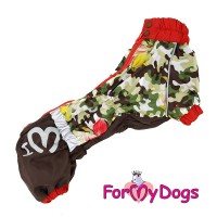 Дождевик для таксы мальчика, ForMyDogs - Димон-Камон, одежда для собак