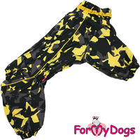 КОМБИНЕЗОН ЧЕРНО-ЖЕЛТЫЙ КАМУФЛЯЖ ДЛЯ ДЕВОЧЕК МОПСОВ И ВЕСТ- ХАЙЛЕНД - УАЙТ- ТЕРЬЕРОВ - Димон-Камон, одежда для собак