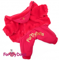 Теплый комбинезон-шубка на шелковой подкладке для маленьких собак девочек, ForMyDogs - Димон-Камон, одежда для собак