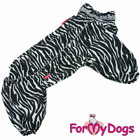 КОМБИНЕЗОН"ЗЕБРА" ЧЕРНО/БЕЛЫЙ ДЛЯ СОБАК МАЛЬЧИКОВ БОЛЬШИХ РАЗМЕРОВ - Димон-Камон, одежда для собак