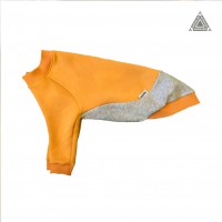 Cвитшот для бультерьероподобных пород  BULLY горчично-серый   - Димон-Камон, одежда для собак
