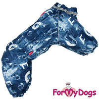 КОМБИНЕЗОН СИНИЙ ДЛЯ БОЛЬШИХ МАЛЬЧИКОВ МОПСОВ И ВЕСТ- ХАЙЛЕНД - УАЙТ- ТЕРЬЕРОВ - Димон-Камон, одежда для собак