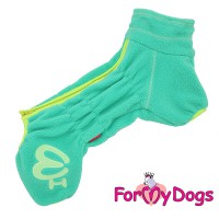 Флисовый комбинезон зеленого цвета для маленьких собак девочек - Димон-Камон, одежда для собак
