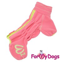 Комбинезон из флиса, розового цвета для собак девочек - Димон-Камон, одежда для собак