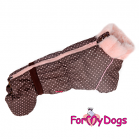 Практичный зимний комбинезон из нейлона для таксы, на меху, ForMyDogs - Димон-Камон, одежда для собак