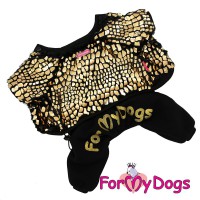 Костюм для собаки, расцветка в коричнево-золотом - Димон-Камон, одежда для собак