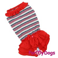 Красное платье для маленьких собак - Димон-Камон, одежда для собак