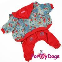 Красный костюм для маленьких собак - Димон-Камон, одежда для собак