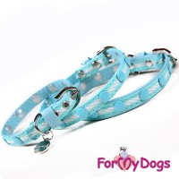 Ошейник для собак, голубого цвета, ForMyDogs - Димон-Камон, одежда для собак