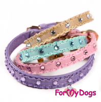 Ошейник, для маленьких собак, розового цвета, ForMyDogs - Димон-Камон, одежда для собак
