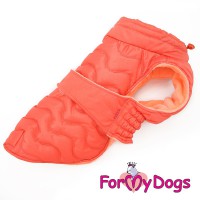Попона оранжевая, для средних и красивых собак, унисекс - Димон-Камон, одежда для собак