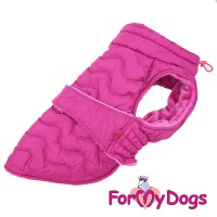 Попона розовая, для средних, широкогрудых и красивых собак девочек - Димон-Камон, одежда для собак