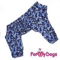 Пыльник из гладкого хлопка для больших и крупных собак мальчиков, ForMyDogs - Димон-Камон, одежда для собак