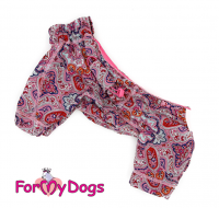 Пыльник - легкий комбинезон из хлопка, для маленьких собак девочек, ForMyDogs - Димон-Камон, одежда для собак