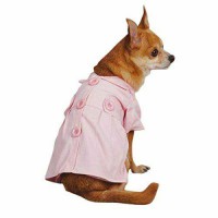 Розовый плащ для маленьких собак девочек - Димон-Камон, одежда для собак