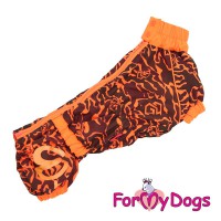 Яркий, веселый дождевик для собаки мальчика, таксы, ForMyDogs - Димон-Камон, одежда для собак