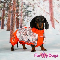 Зимний комбинезон на таксу девочку,  для зимы, ForMyDogs - Димон-Камон, одежда для собак