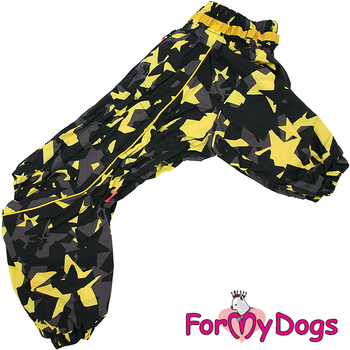 КОМБИНЕЗОН ЧЕРНО-ЖЕЛТЫЙ КАМУФЛЯЖ ДЛЯ ДЕВОЧЕК МОПСОВ И ВЕСТ- ХАЙЛЕНД - УАЙТ- ТЕРЬЕРОВ - Димон-Камон, одежда для собак
