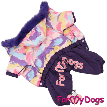 КОМБИНЕЗОН ФИОЛЕТ/РОЗОВЫЙ ДЛЯ СОБАК ДЕВОЧЕК - Димон-Камон, одежда для собак