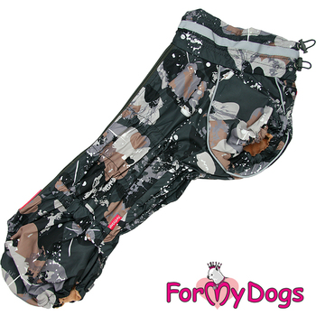 КОМБИНЕЗОН ЧЕРНО/КОРИЧНЕВЫЙ ДЛЯ ВЕЛЬШ КОРГИ МАЛЬЧИКА - Димон-Камон, одежда для собак