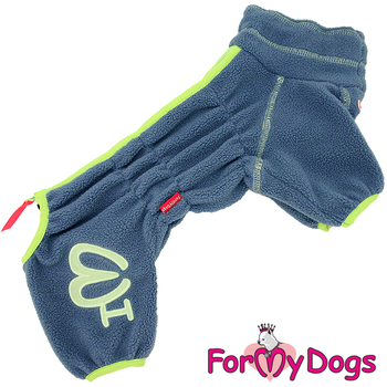 КОСТЮМ-КОМБИНЕЗОН ЧЕРНИЧНЫЙ ФЛИСОВЫЙ ДЛЯ СОБАК ДЕВОЧЕК - Димон-Камон, одежда для собак