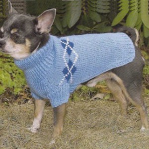 Голубой свитер для собаки - Димон-Камон, одежда для собак